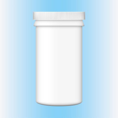 Nesne ambalaj şişe Illustration. Kozmetik, ilaç, ek ve vitaminler. Kataloglar, bilgilendirici ve kataloglar 3d ambalaj için idealdir