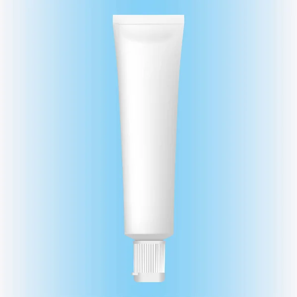 Illustration Eines Objektgegenstandes Flasche Creme Gel Salbe Kosmetik Oder Medizinflasche — Stockvektor