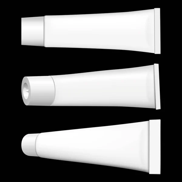 Illustration Objet Objet Bouteille Crème Gel Onguent Cosmétique Flacon Médicament — Image vectorielle