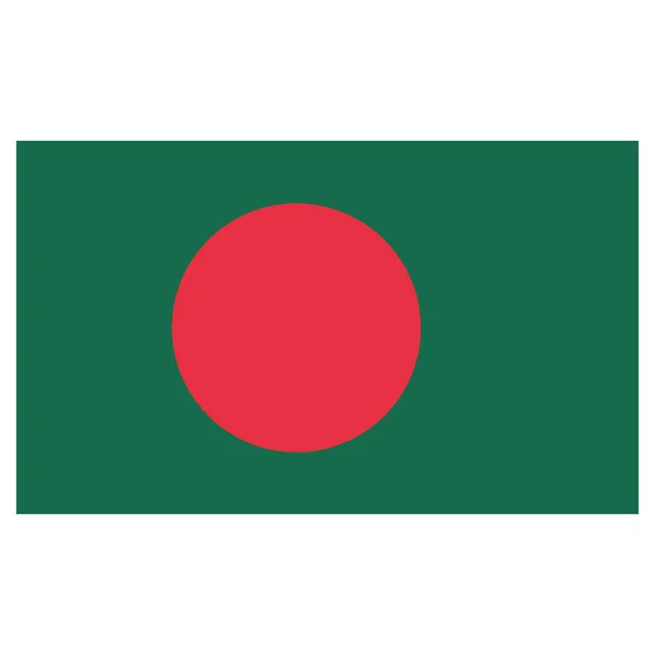 Флаг Бангладеш Идеально Подходит Каталогов Институциональных Материалов Географии — стоковый вектор
