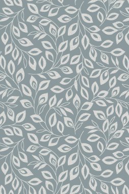 Halk sanatından esinlenilmiş İran halısı modern desenli yüksek çözünürlüklü beyaz tuval üzerinde izole edilmiş renkler