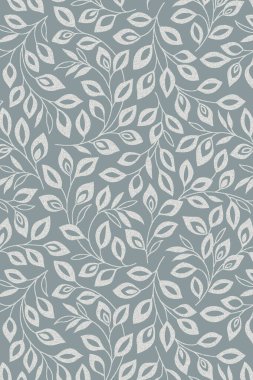 Orijinal Pers folk tarzı halı tasarımı ve grunge desenli illüstrasyon 