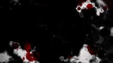 grunge arka planda, Cadılar Bayramı kavramı soyut karanlık ürkütücü su sıçramalarına