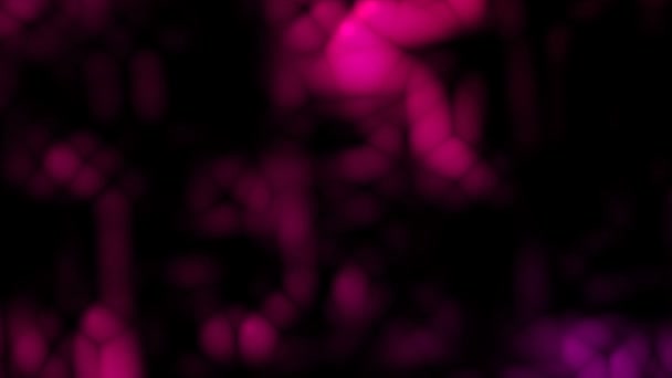 Animazione Astratta Delle Cellule Blob Rosa — Video Stock
