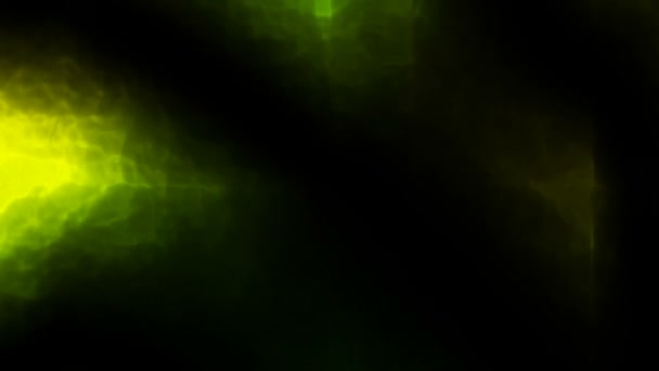 Abstract Glowing Green Flowing Background — Stock Video