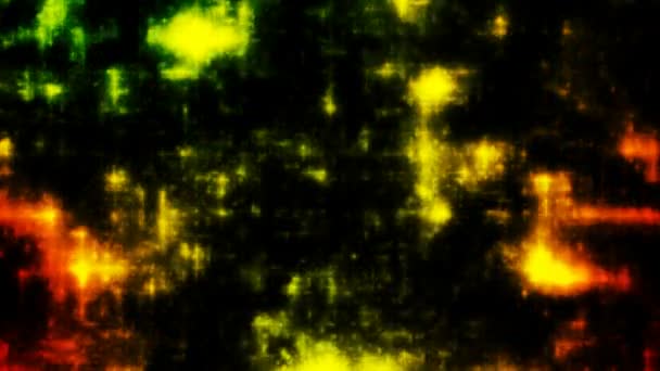 Grunge Fractal Colorido Cintilante Abstrato — Vídeo de Stock