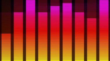 hareketli grafik ve neon featuring animasyonlu arka plan dans ve bir ses ekolayzır göstermek beğenmek zonklama çubukları renkli