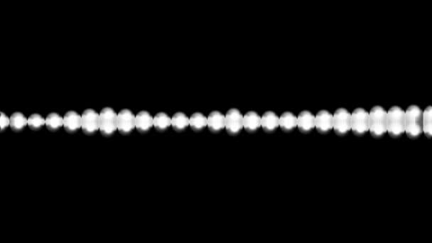 Графіка Руху Анімований Фон Пульсуючої Лінії Діє Подібно Звукового Еквалайзера — стокове відео