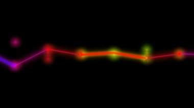 hareketli grafik ve ses ekolayzır veya dalga biçimi benzer hareket zonklayan satırının animasyonlu arka plan