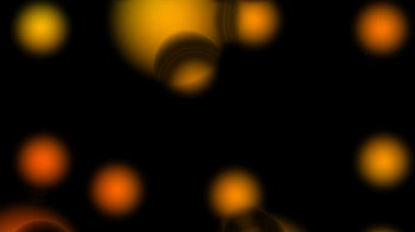 hareketli grafik ve benekli blob ile animasyonlu arka plan siyah arka plan üzerine hareket hücre