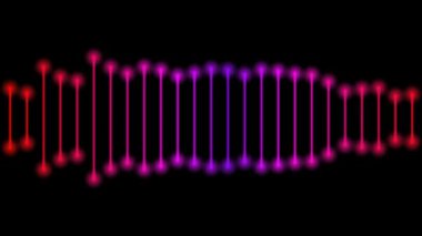 hareketli grafik ve ses ekolayzır veya dalga biçimi benzer hareket zonklayan satırının animasyonlu arka plan