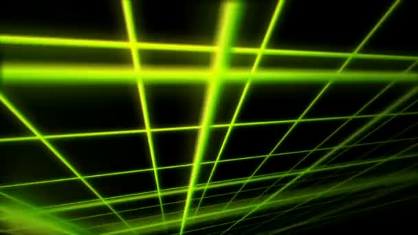 Abstraktní Motion Grafika Neon Modré Laserové Linie — Stock video