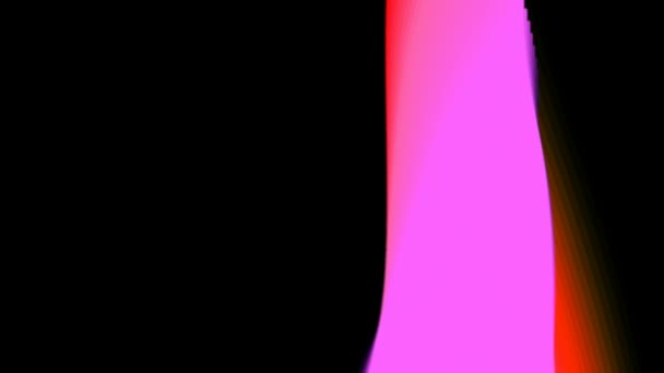 Motion Grafika Animované Pozadí Kroucené Taneční Barvu Pole — Stock video