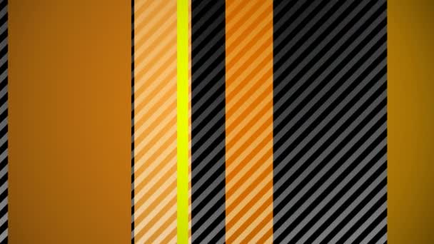 Motion Graphics Animated Background Orange Moving Lines — Stock Video