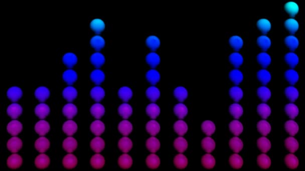 Abstract Fascinerende Deeltjes Verkeer — Stockvideo