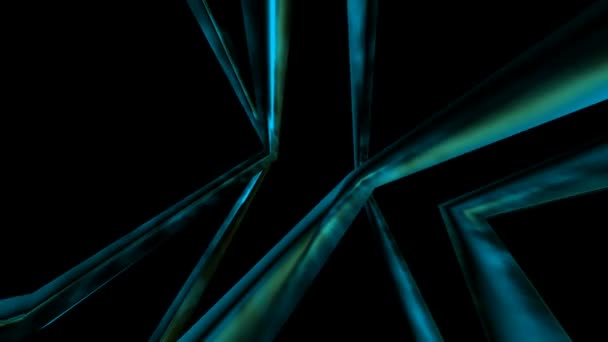 mouvement abstrait et fascinant de particules multicolores 