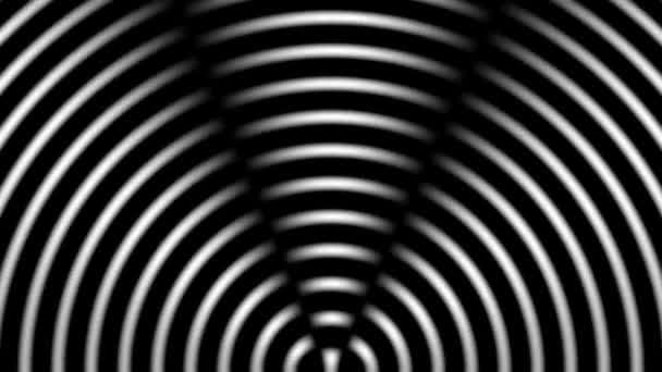 哑光旋转曲线在黑色背景 — 图库视频影像