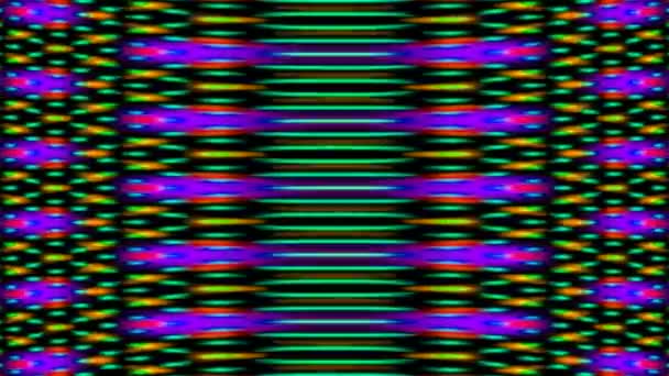 Movimiento Abstracto Fascinante Partículas Multicolores — Vídeo de stock