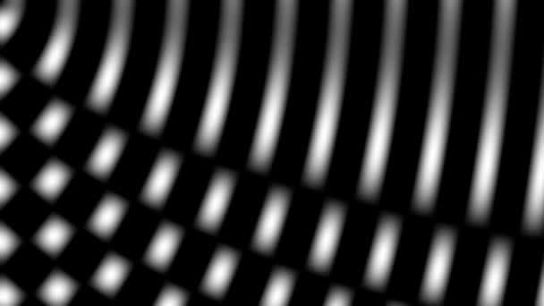 Linee Luce Rotanti Sfondo Nero — Video Stock