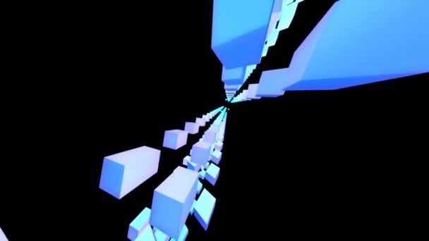 Movimiento Abstracto Fascinante Partículas — Vídeos de Stock