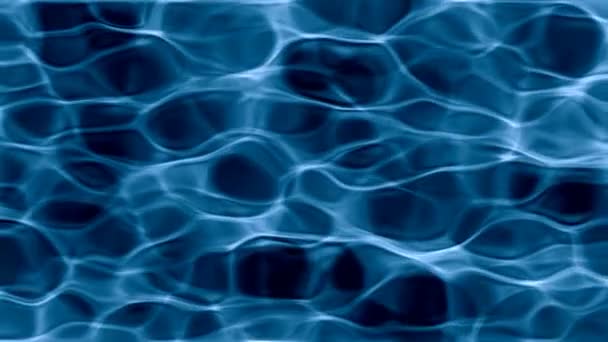 抽象水纹理在黑色背景 — 图库视频影像
