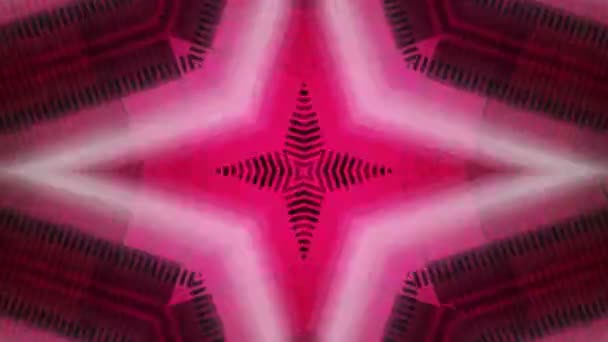 Mouvement Abstrait Fascinant Particules Multicolores — Video