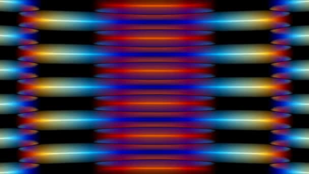 抽象和迷人的多色粒子运动 — 图库视频影像