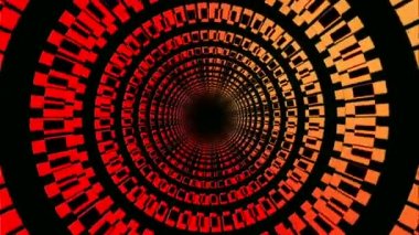 Soyut ve büyüleyici tünel animasyon