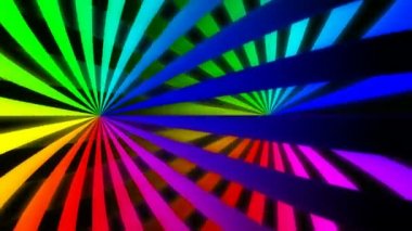 Soyut ve büyüleyici animasyon parçacıkların hareketi