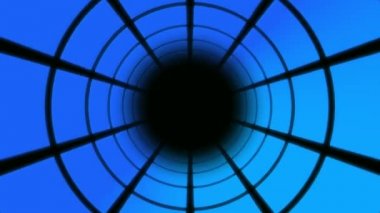 Soyut ve büyüleyici tünel animasyon