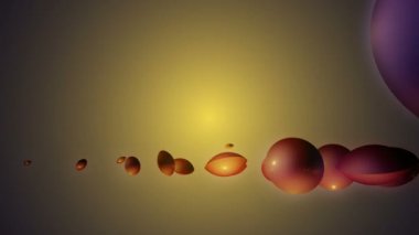 soyut ve büyüleyici parçacıkların hareketi