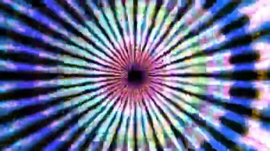 Renkli büyüleyici soyut rotasyon hareketi