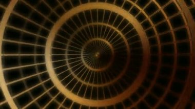 Soyut ve büyüleyici animasyon parçacıkların hareketi