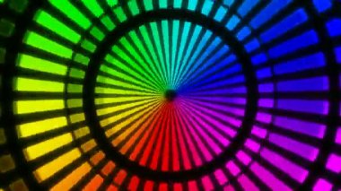 Soyut ve büyüleyici animasyon parçacıkların hareketi