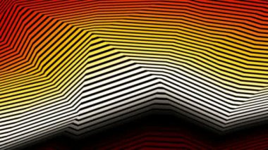 Soyut ve büyüleyici renkli çizgiler animasyon