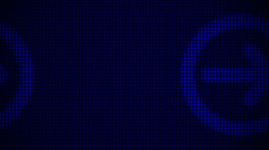 Led ok animasyon hareketi