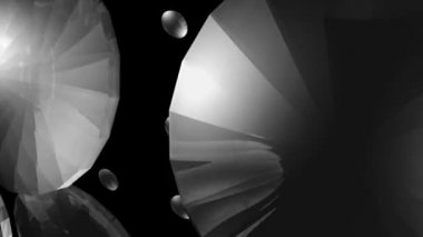 soyut ve büyüleyici parçacıkların hareketi