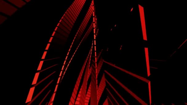 Animation de code colorée abstraite et fascinante 