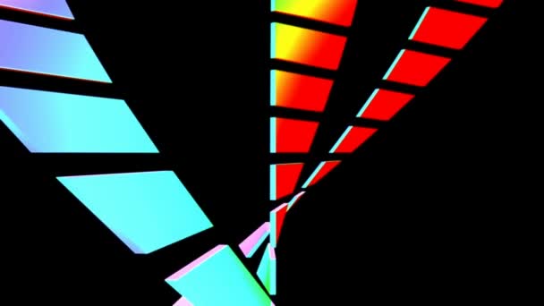 Animación Código Colorido Abstracta Fascinante — Vídeo de stock