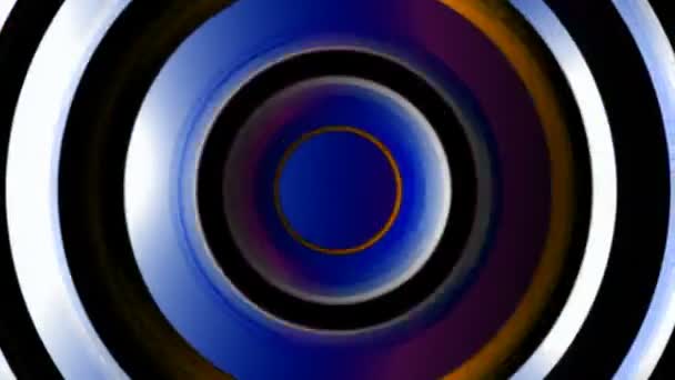 五颜六色的抽象旋转运动 — 图库视频影像
