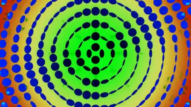 Movimento Partículas Abstratas Fascinantes — Vídeo de Stock