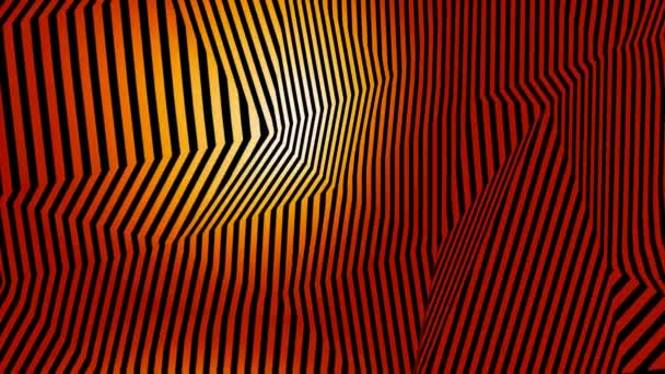 Animation Abstraite Fascinante Lignes Colorées — Video