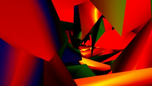 Animação Túnel Abstrata Fascinante — Vídeo de Stock