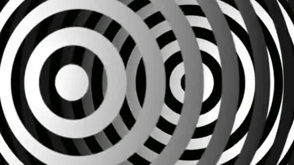 Mouvement abstrait et fascinant des particules d'animation 