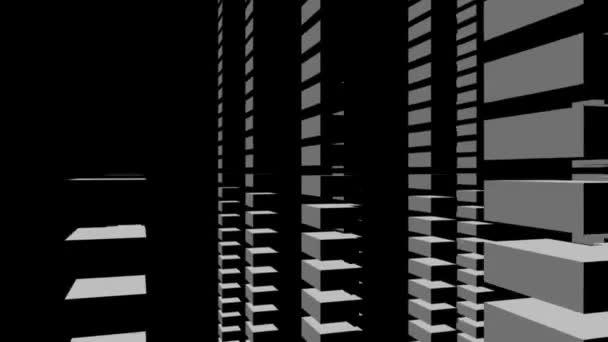 Абстрактна Захоплююча Різнокольорова Анімація Коду — стокове відео