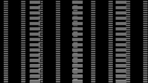 Abstrakte Und Faszinierende Bunte Codeanimation — Stockvideo