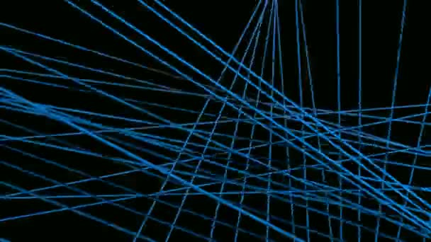 Abstract Fascinating Colorful Sticks Movement Animation — Stock Video