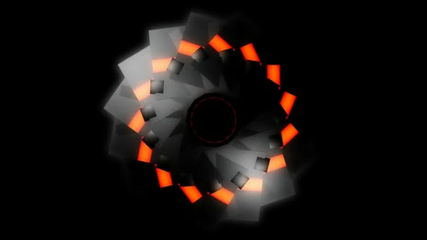 Animation florale colorée abstraite et fascinante 