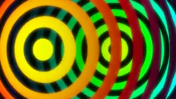 抽象的な魅惑的なアニメーション粒子運動 — ストック動画