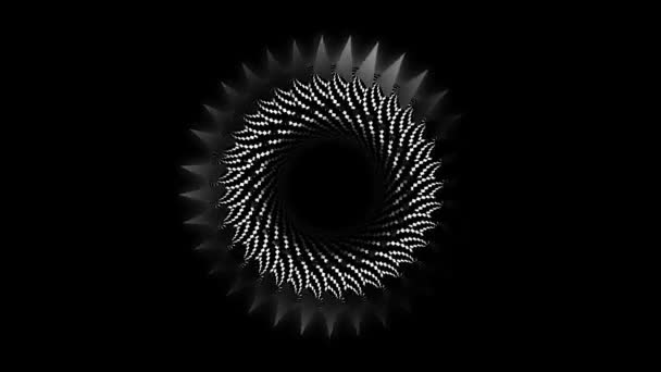 Abstract Fascinating Particles Movement — Stock Video